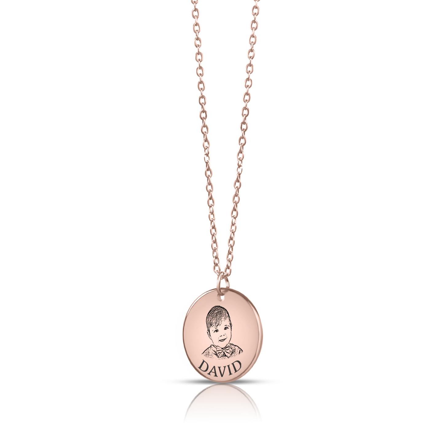 Personalized Baby Portrait Necklace