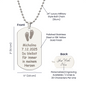 Personalized Engraved Dog Tag Necklace