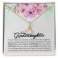 To My Granddaughter, Always Keep Me In Your Heart, - Alluring Beauty Necklace