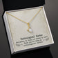 To My Unbiological Sister, Sister By Heart - Alluring Beauty Necklace