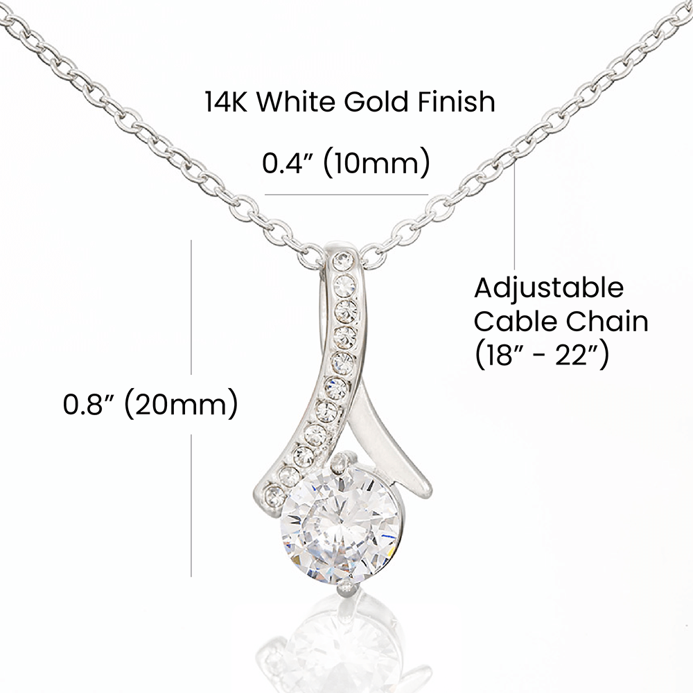 To My Beautiful Daughter, You Are Special To Me - Alluring Beauty Necklace