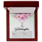 To My Granddaughter, Always Keep Me In Your Heart, - Alluring Beauty Necklace