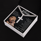 Personalized Cuban Link Chain with Engraved Artisan Cross