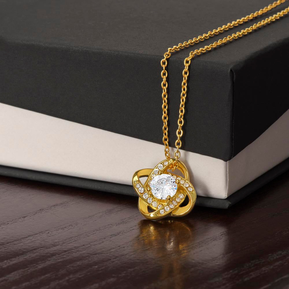 To My Soulmate, You Are Special To Me - Love Knot Necklace