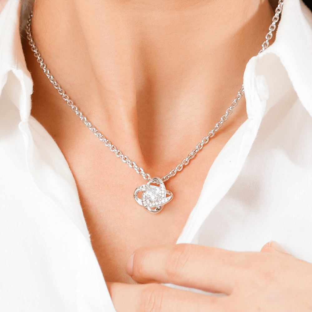To My Soulmate, You Are Special To Me - Love Knot Necklace
