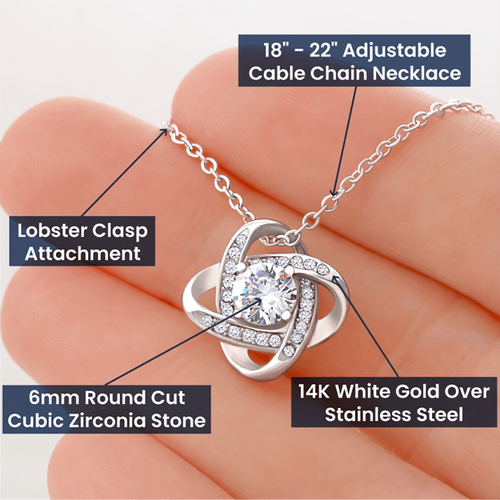 To My Soulmate, You Are Special To Me - Love Knot Necklace