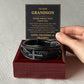 Personalized Men's Cross Bracelet