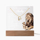 Personalized Keepsake Acrylic & Forever Love Necklace