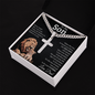 Personalized Cross Necklace with Cuban Link Chain