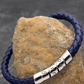 To My Amazing Dad Men's Bracelet - Always Remember You're Braver Than You Believe - Christmas Gifts